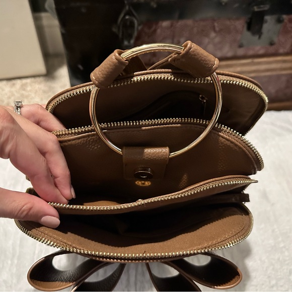 Bow Leather Backpack - Picture 2 of 6